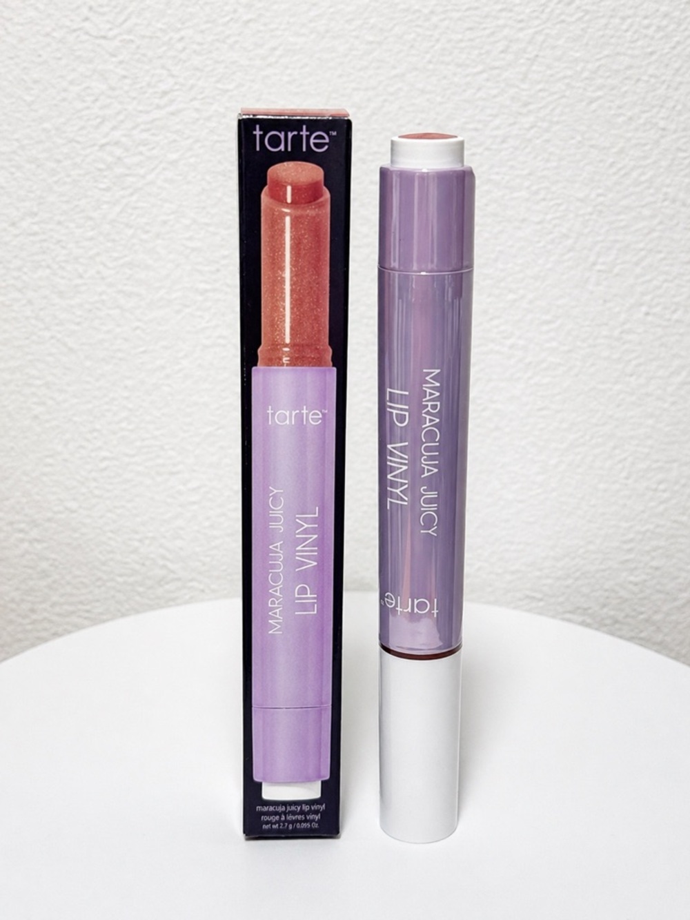 tarte Maracuja Juicy Lip Vinyl — Shimmery Mauve-Brown